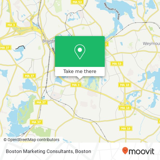 Mapa de Boston Marketing Consultants