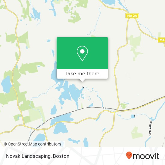 Novak Landscaping map