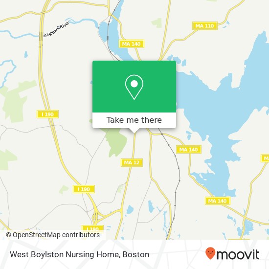 West Boylston Nursing Home map