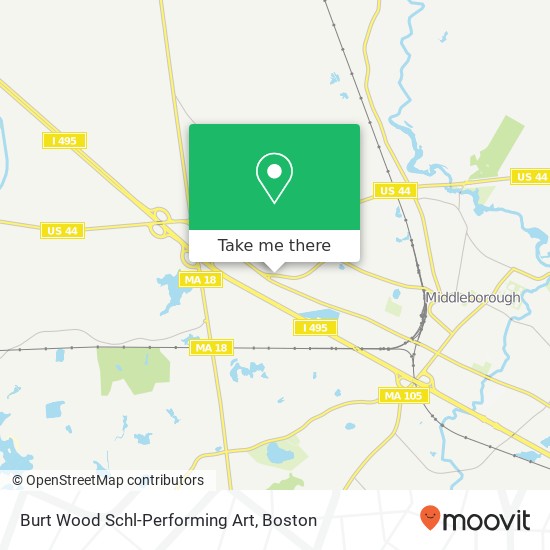 Burt Wood Schl-Performing Art map