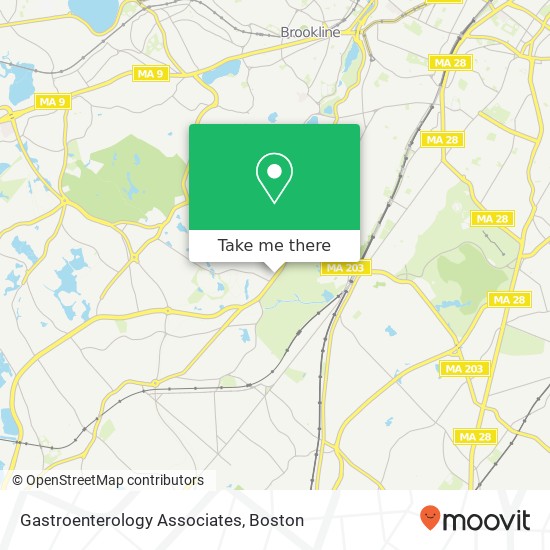 Mapa de Gastroenterology Associates