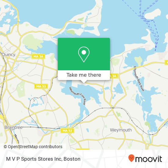 M V P Sports Stores Inc map