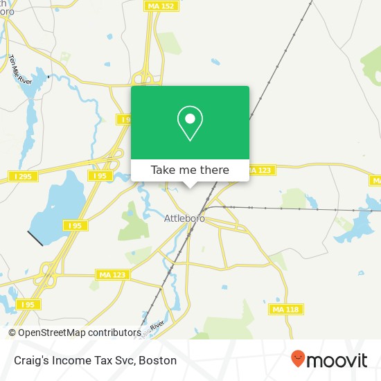 Mapa de Craig's Income Tax Svc