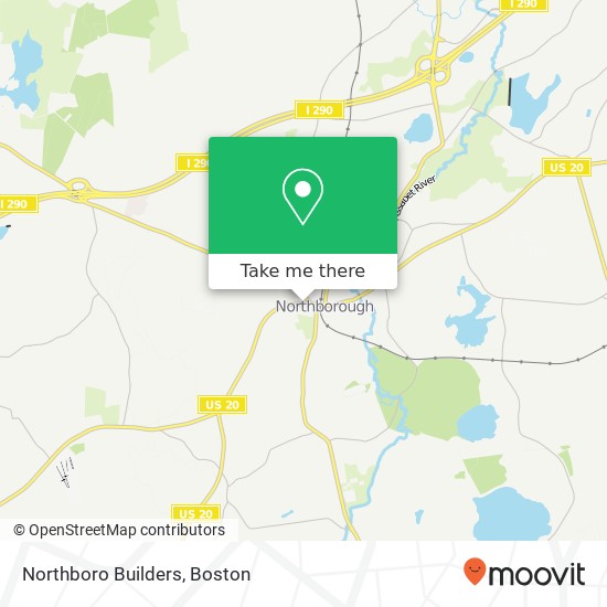 Mapa de Northboro Builders