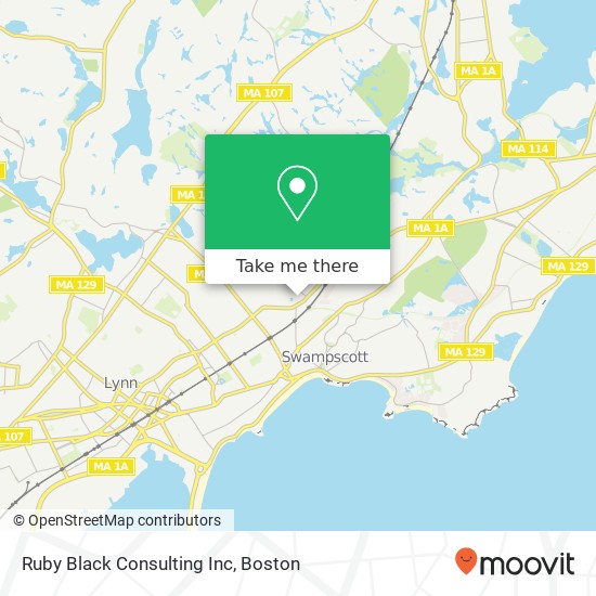 Mapa de Ruby Black Consulting Inc
