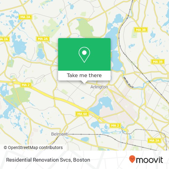 Residential Renovation Svcs map