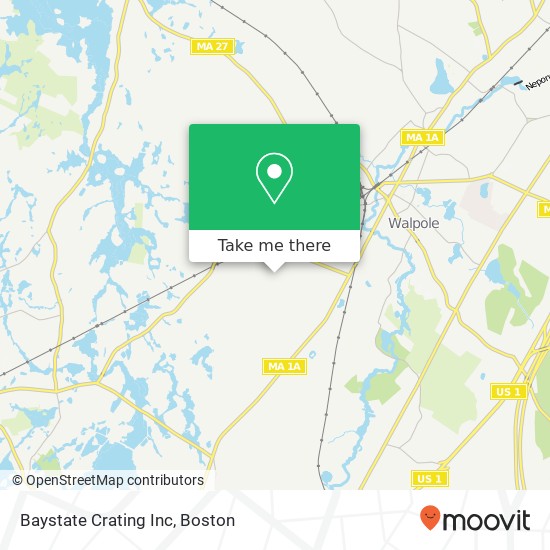 Baystate Crating Inc map