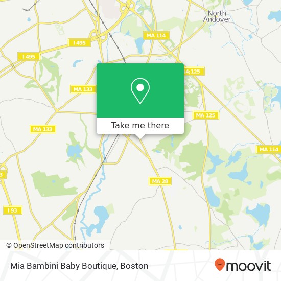 Mia Bambini Baby Boutique map