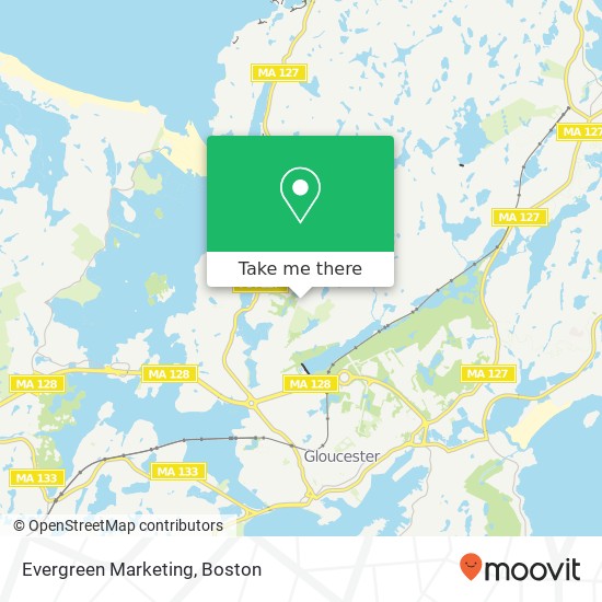 Evergreen Marketing map