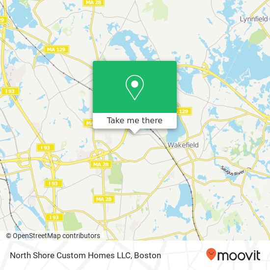 Mapa de North Shore Custom Homes LLC