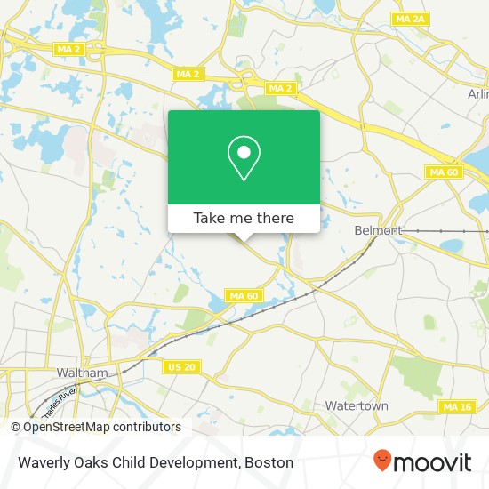 Mapa de Waverly Oaks Child Development