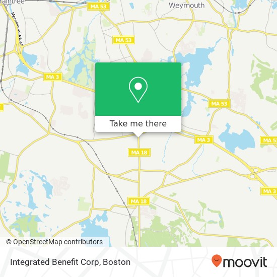 Mapa de Integrated Benefit Corp