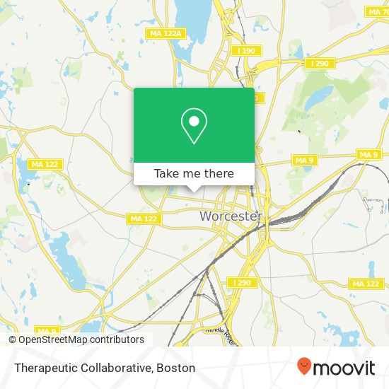 Mapa de Therapeutic Collaborative