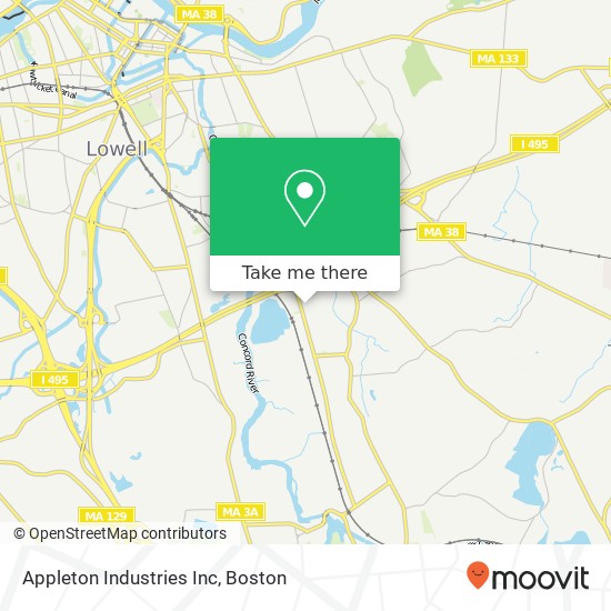 Mapa de Appleton Industries Inc