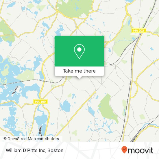 Mapa de William D Pitts Inc