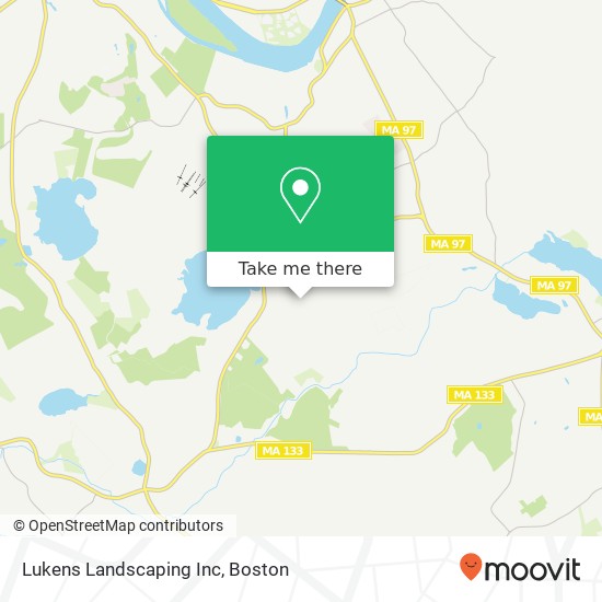 Mapa de Lukens Landscaping Inc