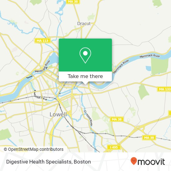 Mapa de Digestive Health Specialists