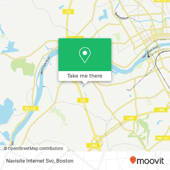 Mapa de Navisite Internet Svc