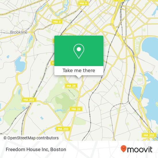 Mapa de Freedom House Inc