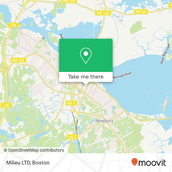 Milieu LTD map