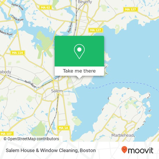 Salem House & Window Cleaning map