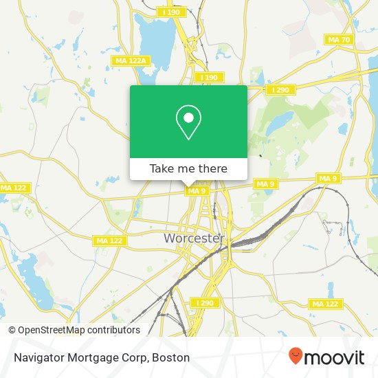 Mapa de Navigator Mortgage Corp