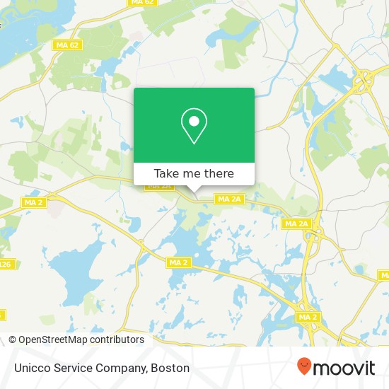 Unicco Service Company map