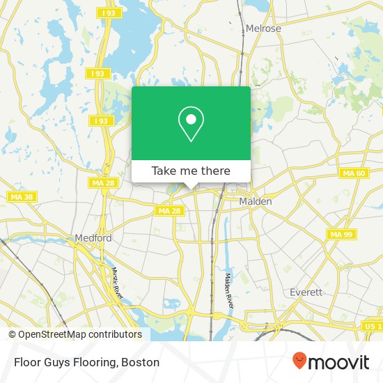 Floor Guys Flooring map