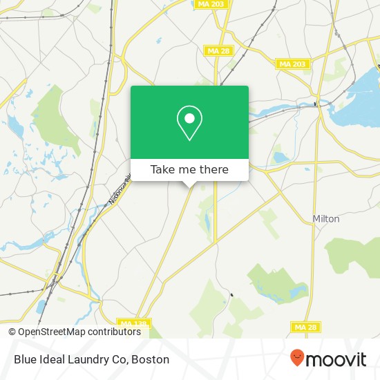 Mapa de Blue Ideal Laundry Co