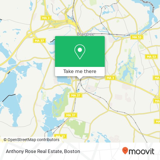 Anthony Rose Real Estate map