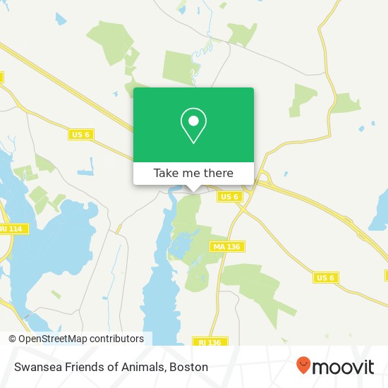 Swansea Friends of Animals map