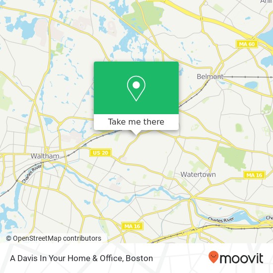 A Davis In Your Home & Office map