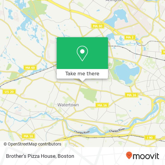 Mapa de Brother's Pizza House