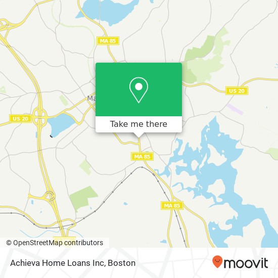 Mapa de Achieva Home Loans Inc