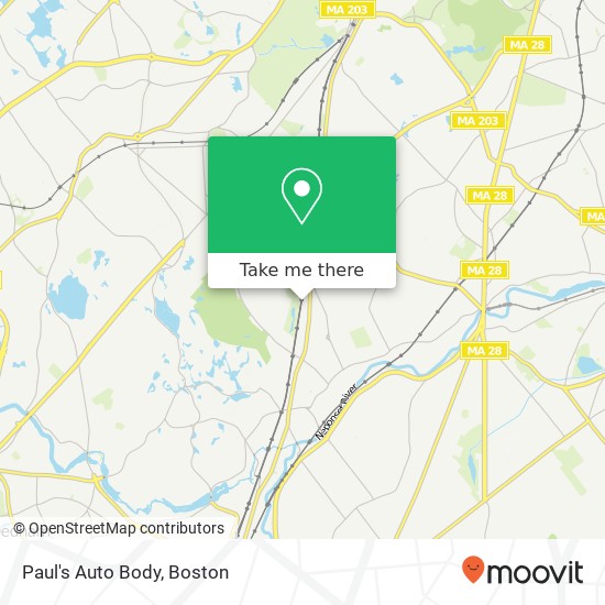 Mapa de Paul's Auto Body