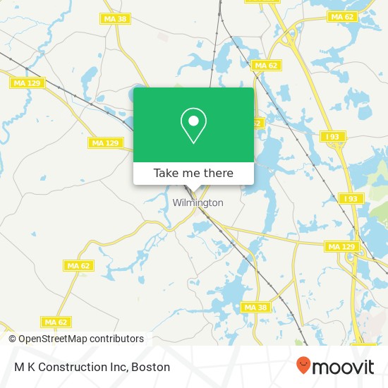 Mapa de M K Construction Inc
