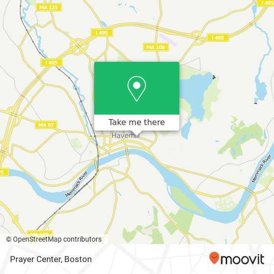Prayer Center map