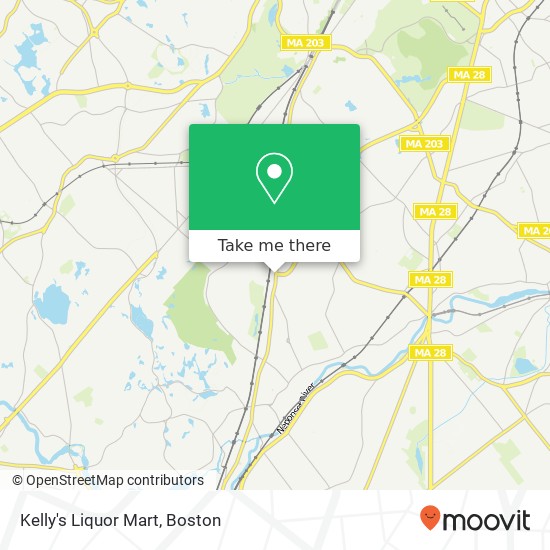 Mapa de Kelly's Liquor Mart