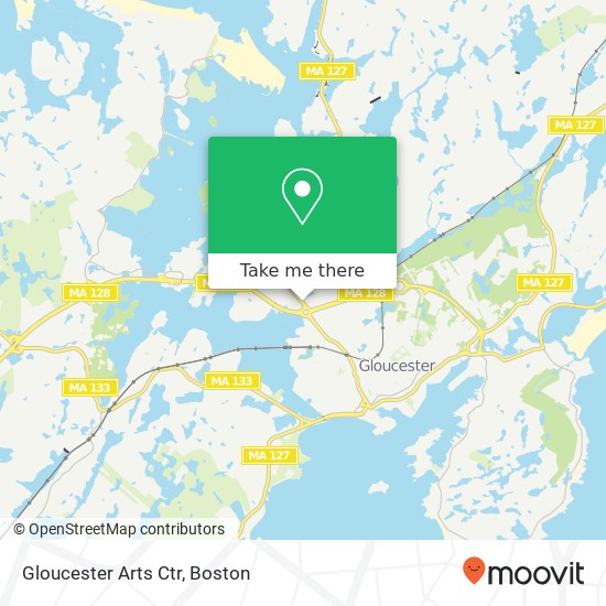 Mapa de Gloucester Arts Ctr