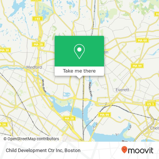 Mapa de Child Development Ctr Inc