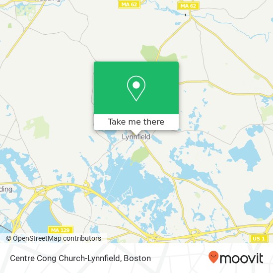 Mapa de Centre Cong Church-Lynnfield