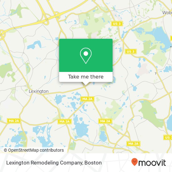 Mapa de Lexington Remodeling Company