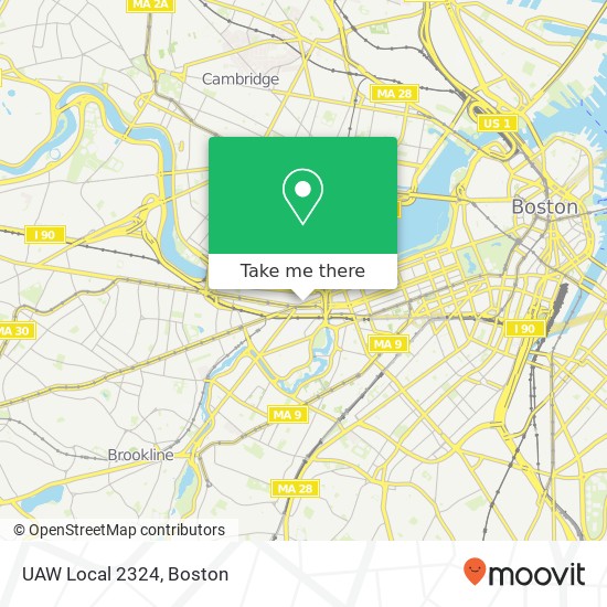 Mapa de UAW Local 2324
