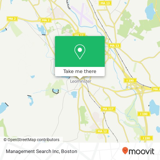 Management Search Inc map