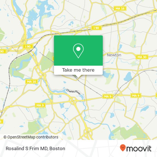 Rosalind S Frim MD map