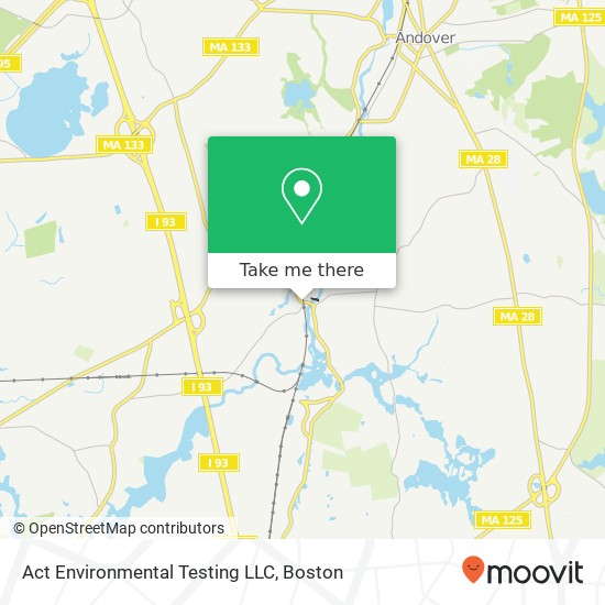 Mapa de Act Environmental Testing LLC