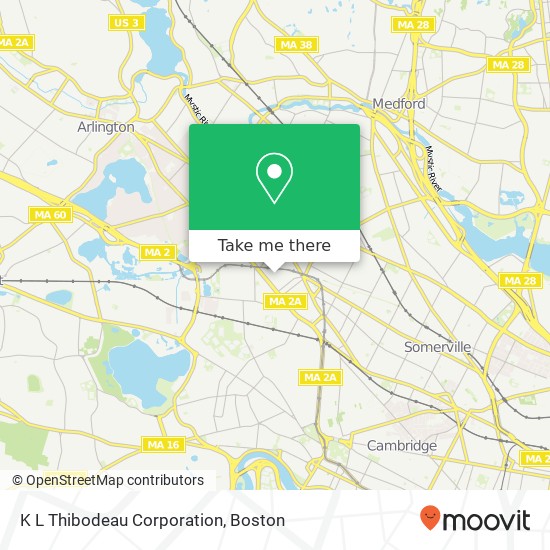 K L Thibodeau Corporation map