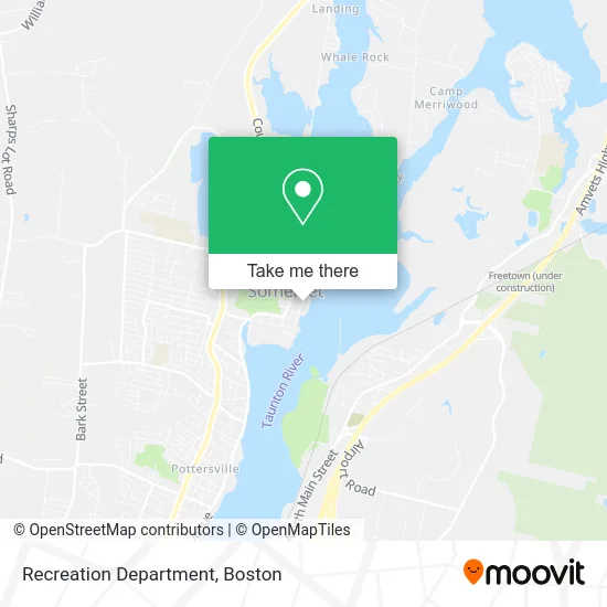 Recreation Department map