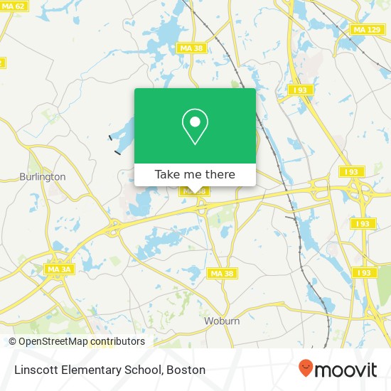 Mapa de Linscott Elementary School