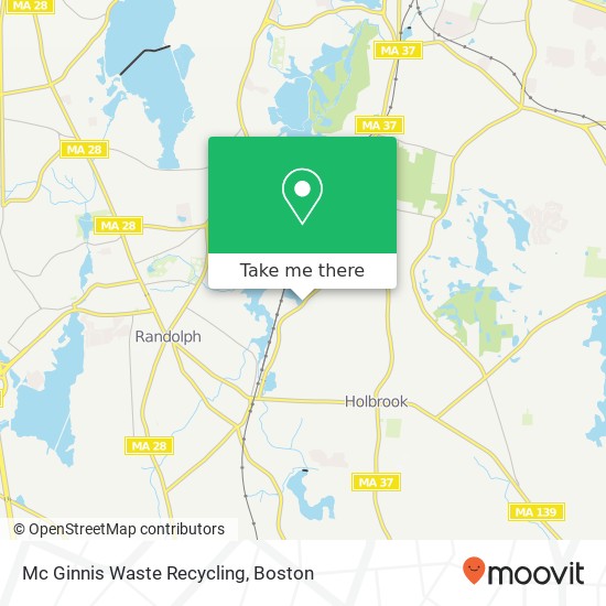 Mapa de Mc Ginnis Waste Recycling